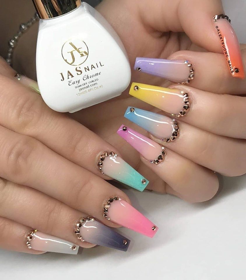 Ombre nail art set by Jas