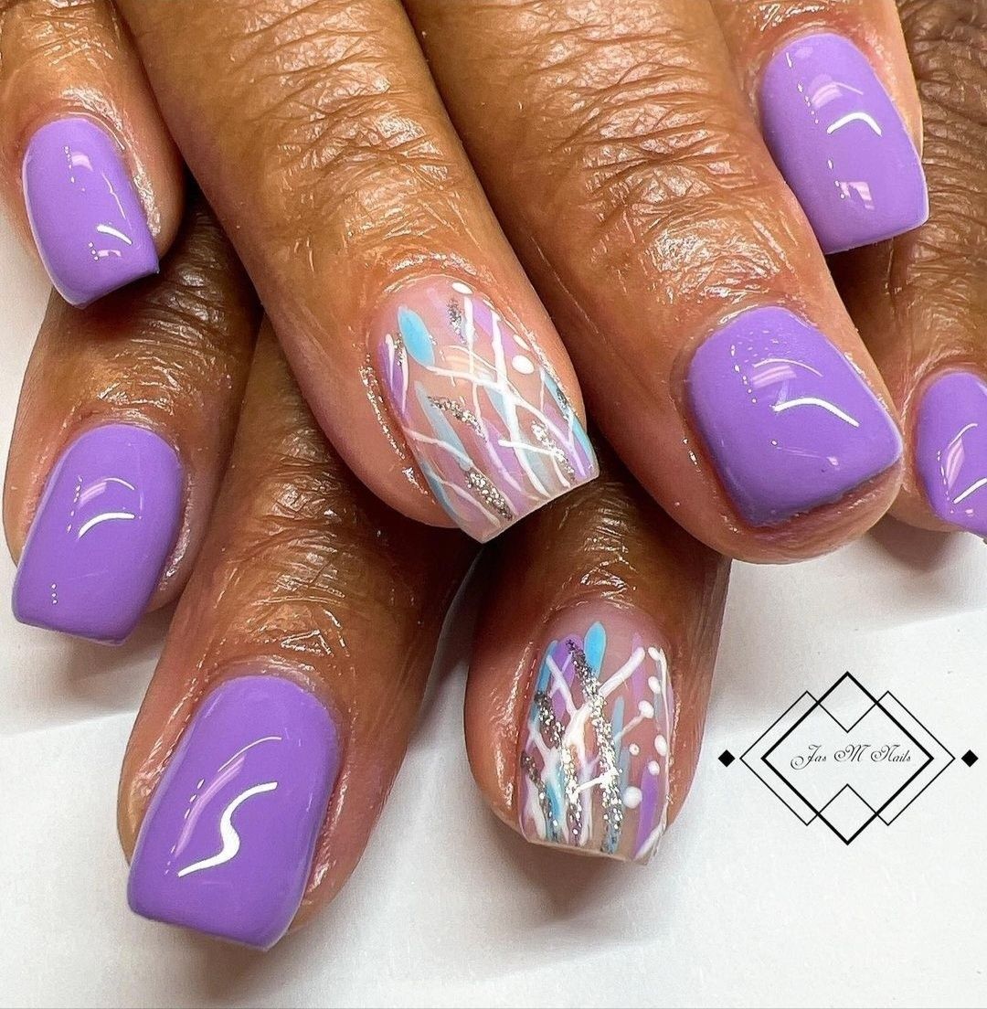 Detailed nail art design by Jas
